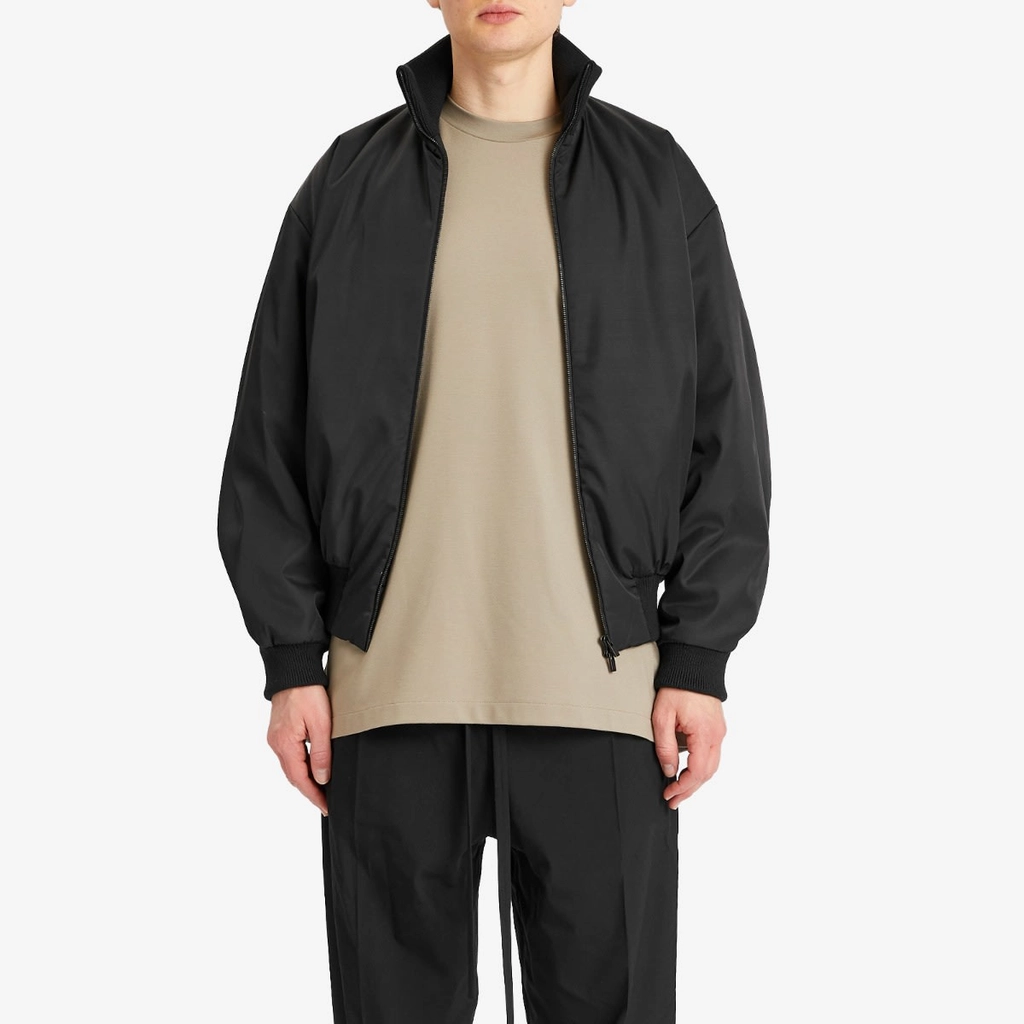 Fear of God Men's High Neck Bomber Jacket Black